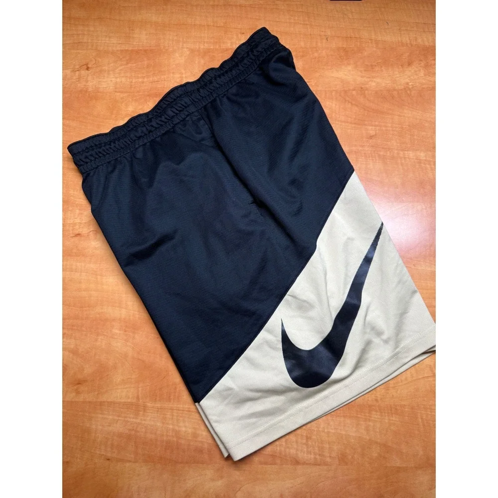 Nike Purdue Boilermakers Dri-FIT Basketball Shorts Navy Cream Mens Large L